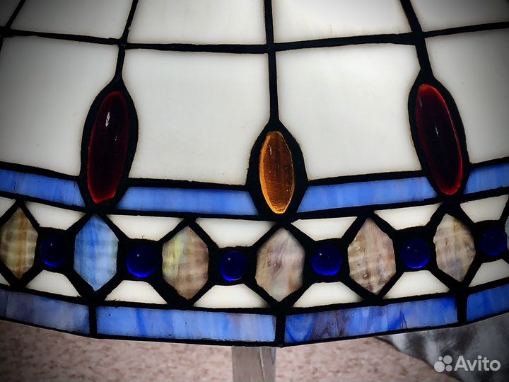 Лампа настольная Тиффани, Tiffany, антиквариат