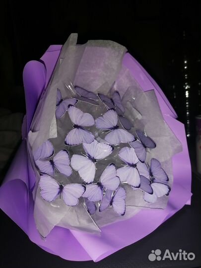 Букет из бабочек, предметы для интерьера