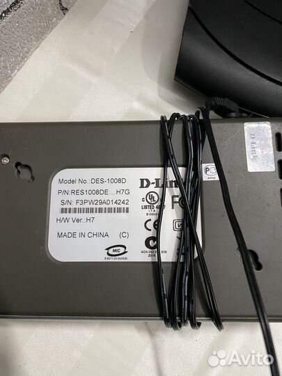 Коммутатор D-Link (2шт.+роутер Zebra)