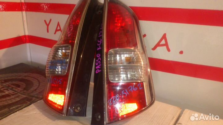 Стоп сигнал тойота пассо 2002-2006г правый левый