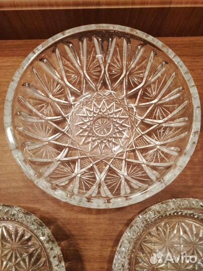 Салатники стекло,хрусталь СССР