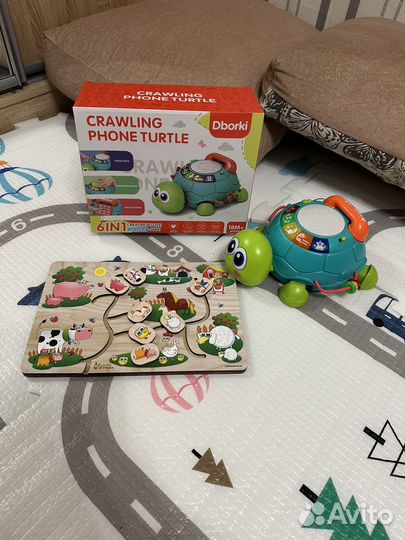 Игрушка Черепаха. Развивающая игрушка до года