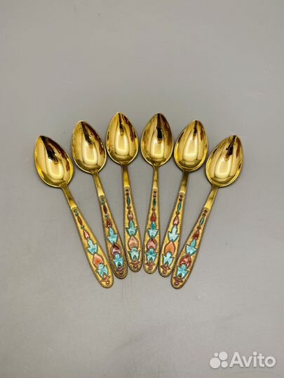 Ложки кофейные серебро