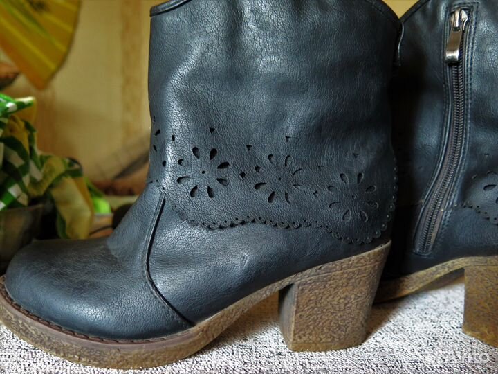 Ботильоны темн. коричневые р.36