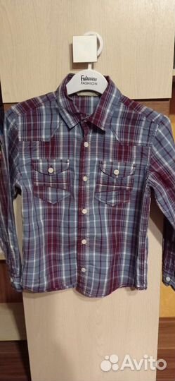 Рубашки для мальчика hm 122 128