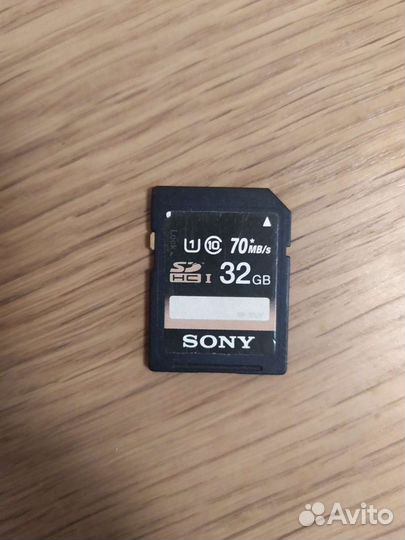 Карта памяти sdhc sony