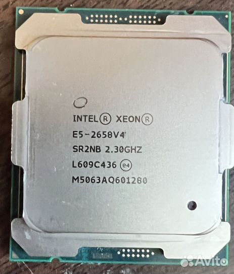 Процессор Intel Xeon e5-2658v4 14 Ядер 2.3GHz
