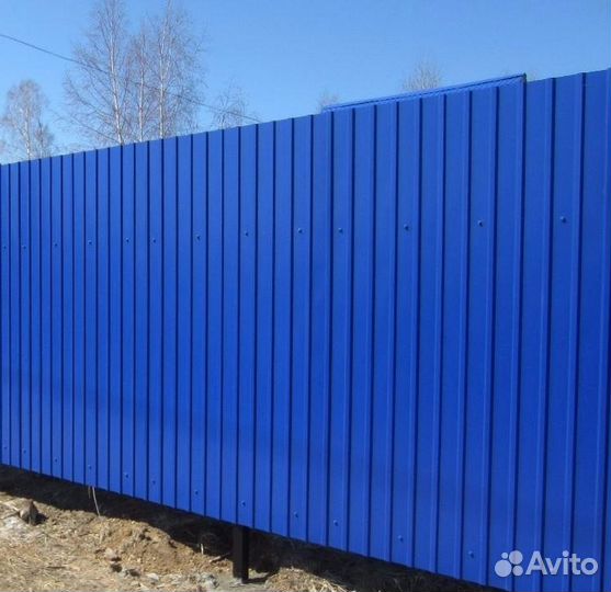 Заборы из профнастила, евроштакетника, 3D