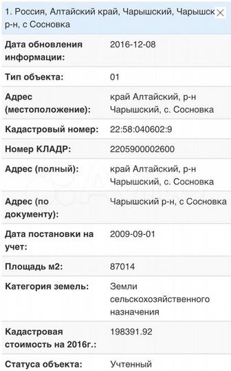 Участок 22,5 га (СНТ, ДНП)