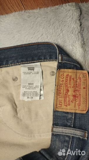 Джинсы levis 569 w38