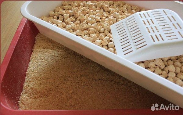 Наполнитель древесный для лотка