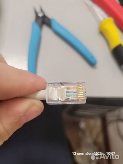 Патч корд / любая длина / RJ-45 / сечение 0,5