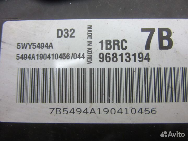 Блок управления двигателем Chevrolet Spark