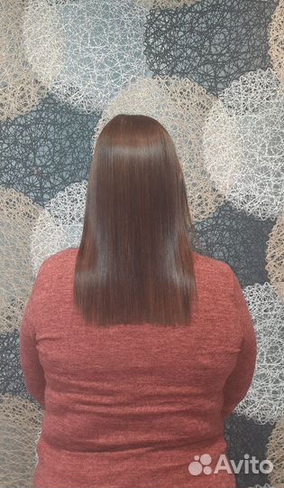 Кератиновое выпрямление волос