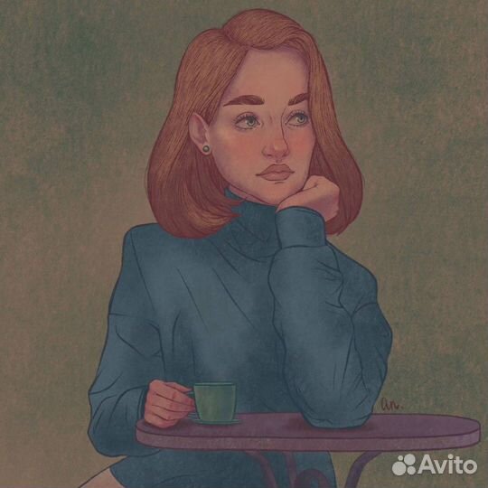 Портрет по фотографии (digital art)