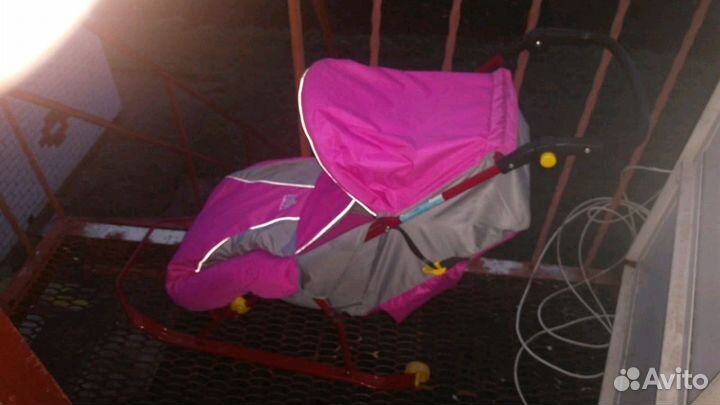 Коляска санки