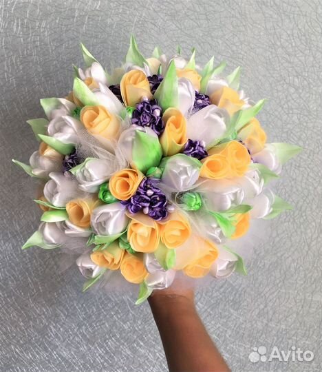 Свадебные вечные букеты