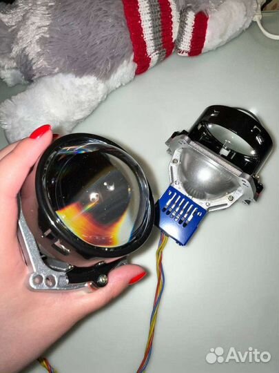 Комплект Bi LED модулей линз двухчиповые