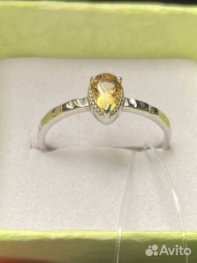 Серебряные украшения с цитрином