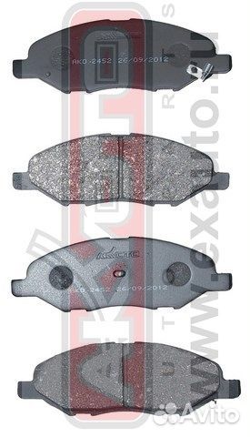 Колодки тормозные дисковые перед