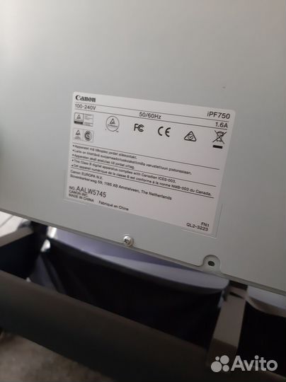 Принтер плоттер canon IPF 750