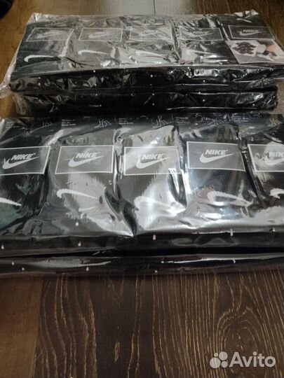 Носки nike высокие чёрные 40 пар
