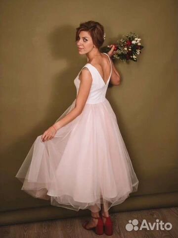 Свадебное платье 42-44 размер объявление продам