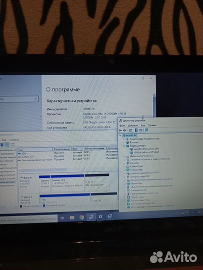Мощный Acer 5750G. i7 8 ядер, 8 Гб, SSD + HDD