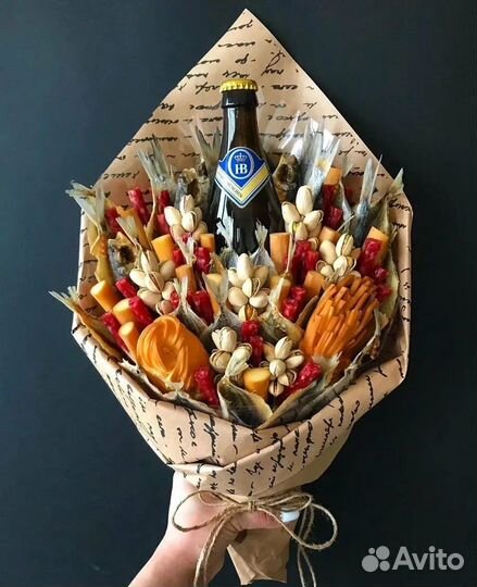 Мужской съедобный букет