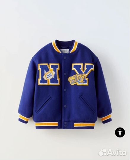Бомбер для девочки zara 152