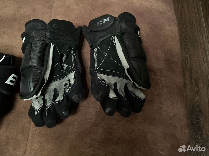 Краги хоккейные размер 14