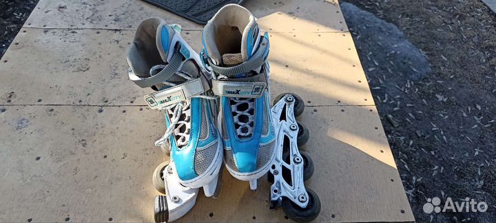 Роликовые коньки детские раздвижные