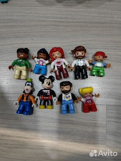 Lego duplo большой парк аттракционов,Микки,зоопарк