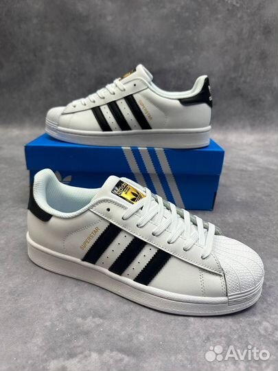 Кроссовки Adidas Superstar белые классические