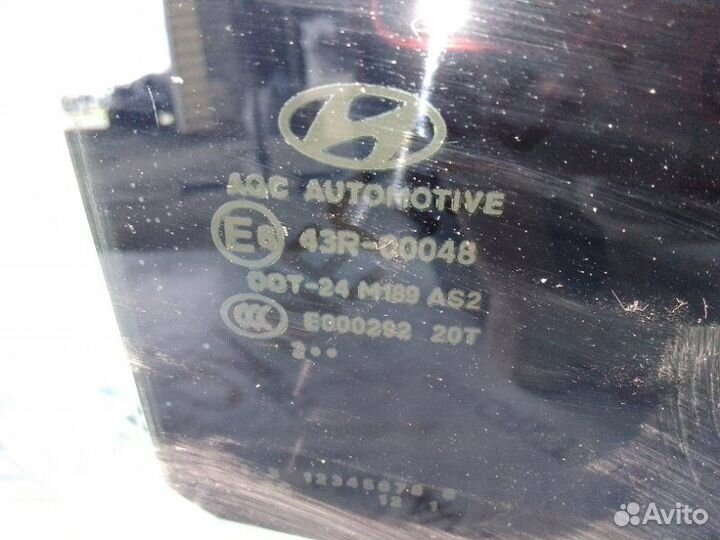 Стекло двери заднее правое Hyundai IX35