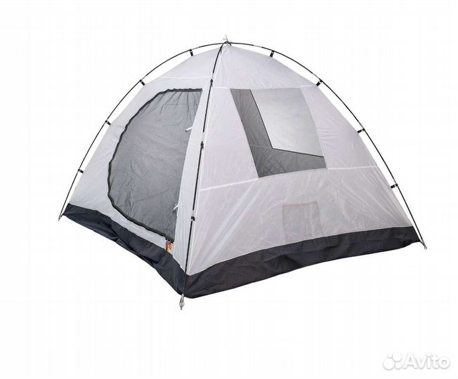 Палатка 4-х местная с тамбуром и навесом TR-1916