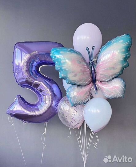 Шары гелиевые, букеты в корзинке, цветы, фигурки