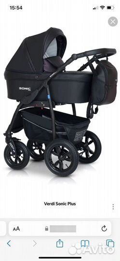Коляска verdi sonic plus 3 в 1