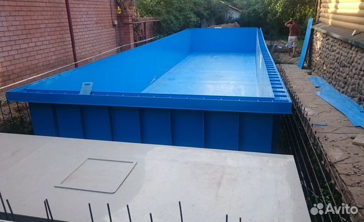 Бассейн купель из полипропилена