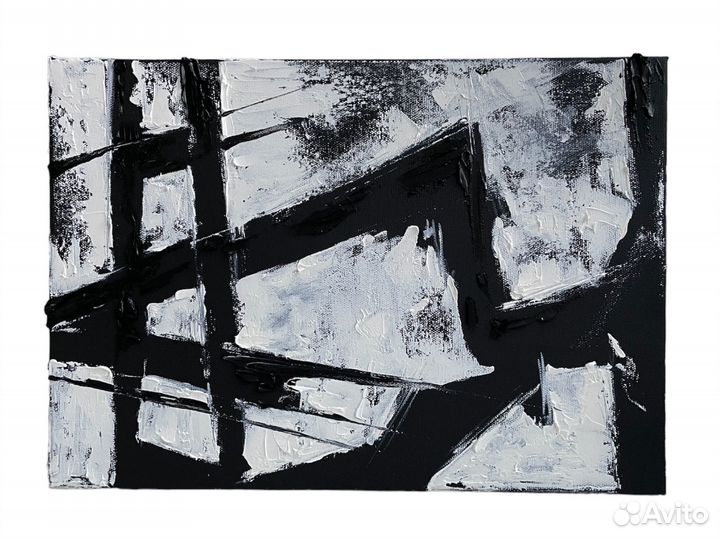 Картина абстракция маслом на холсте