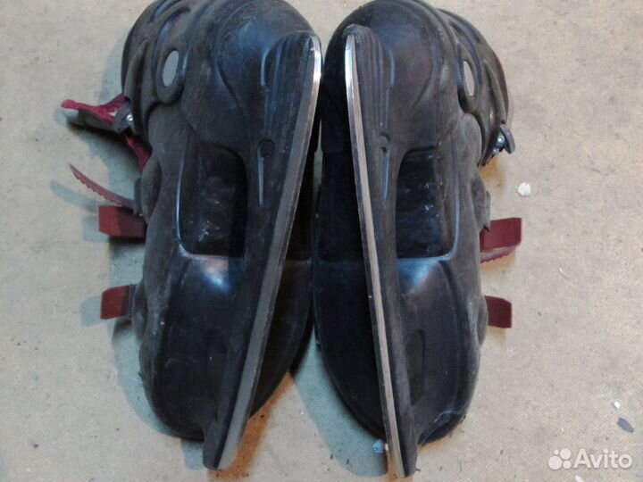 Коньки пласти, застёжка мультилок