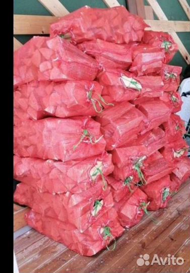 Дрова берёза сухие в сетках