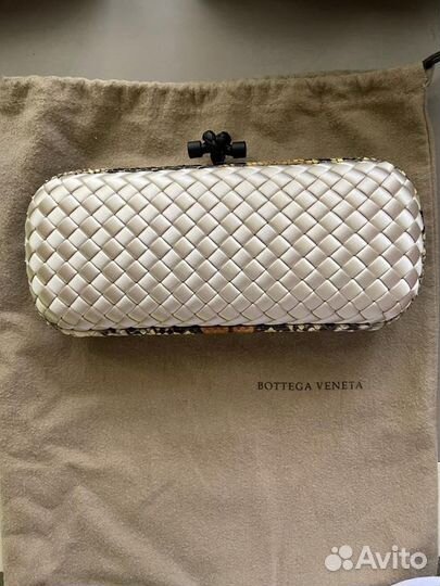 Bottega veneta клатч питон