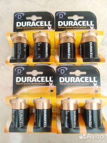 Батарейки Duracell D/LR20