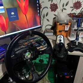 Logitech g 27 +педали+shifter+ ручник