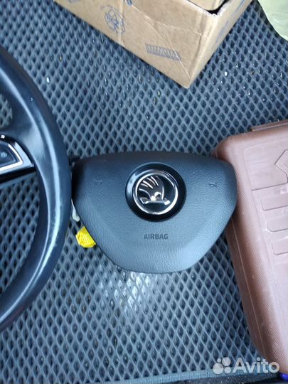 Руль skoda octavia а7 с подогревом