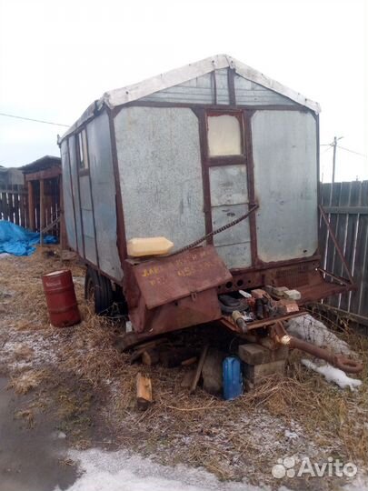 Тракторный прицеп телега