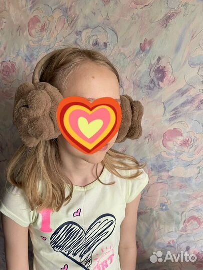 Меховые наушники для девочки