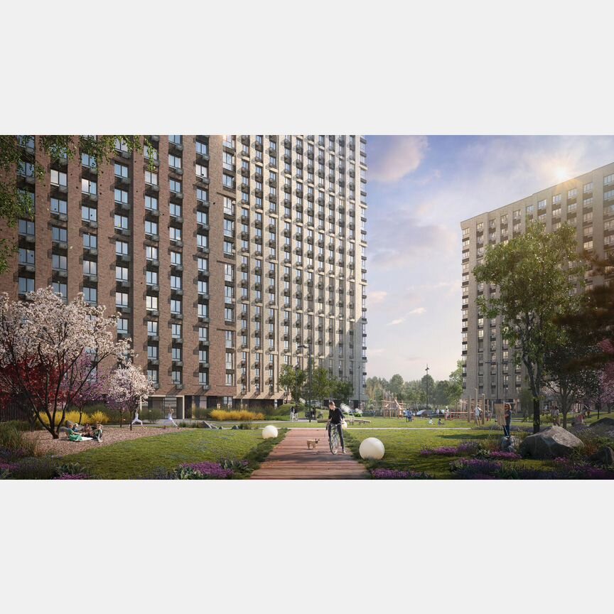 1-к. апартаменты, 37,7 м², 2/23 эт.