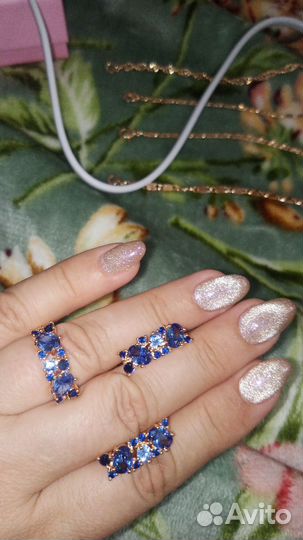 Серьги бижутерия кольца